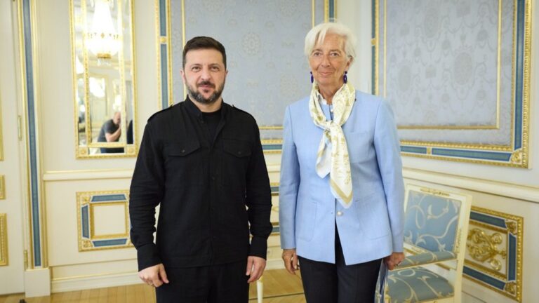 Зеленський і Лагард обговорили використання заморожених активів РФ для потреб України