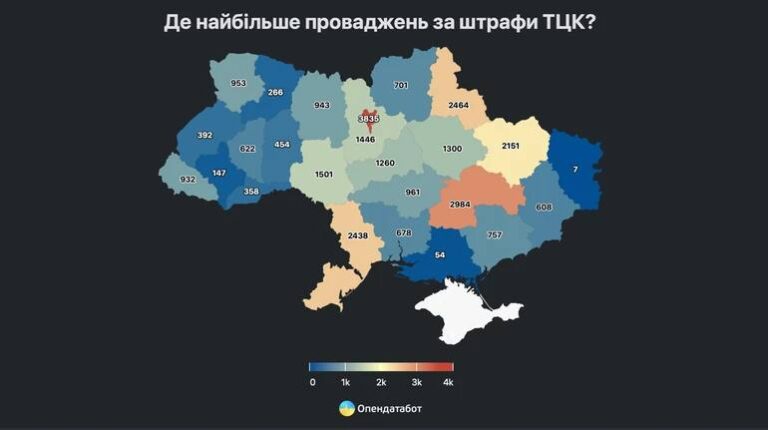 Штрафів від ТЦК побільшало на понад 11 тисяч за три місяці