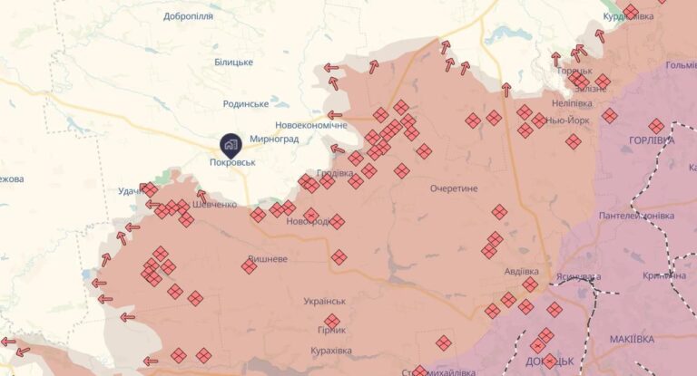 Росіяни штурмують Покровськ. ЗСУ повідомили про важкі бої та спробу блокади агломерації