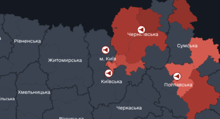 В Києві та околицях чутно вибухи: ППО попереджає про невідкладну загрозу з боку БпЛА – подробиці ситуації