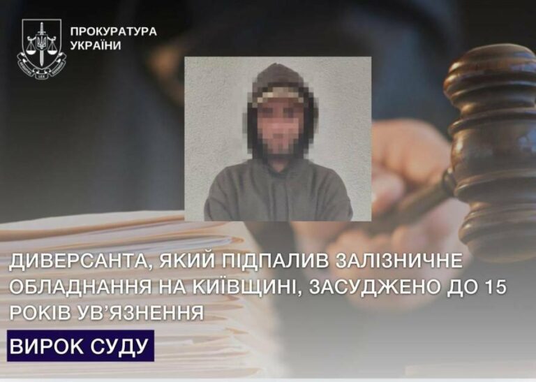 Київський диверсант отримав вирок за передачу відео своїм кураторам