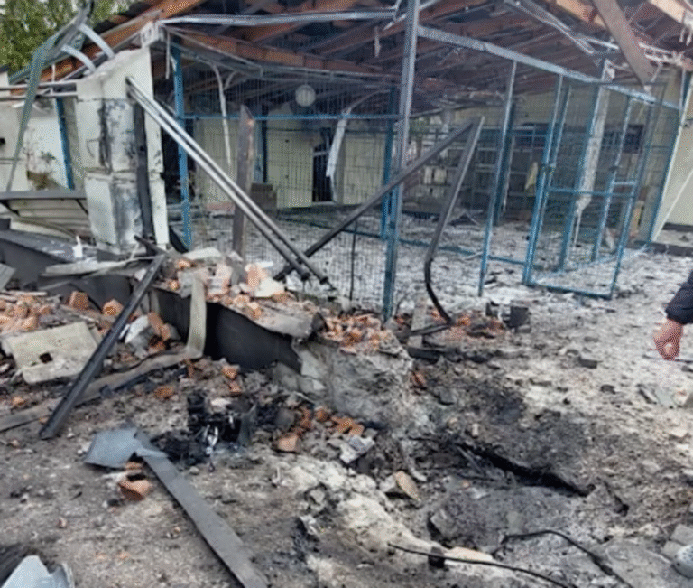Після обстрілу РФ: у Києві триває інтенсивна діяльність рятувальників серед чорного диму та руїн – ФОТО