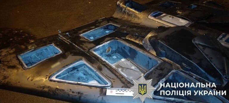 Безпілотний апарат «Shahed» у Київському центрі: правоохоронці вилучають та досліджують