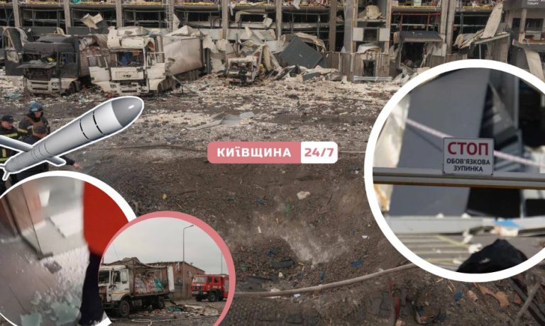«Прямий удар. Крики. Темрява»: жахливі хвилини після нападу на логістичний центр у Києві
