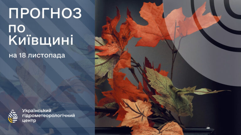 Змінна погода 18 листопада: нічний дощ і теплий день у Київському регіоні