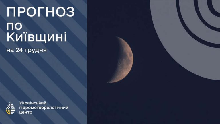 24 грудня в Києві: нічний сніг і мороз до −10°