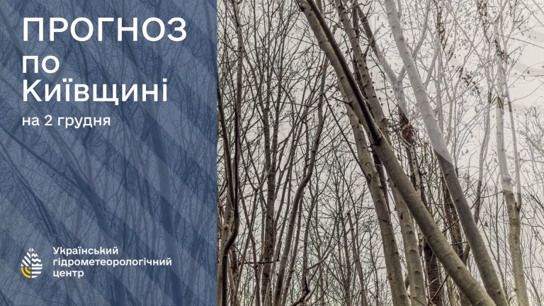 Якою буде погода в Києві та області 2 грудня