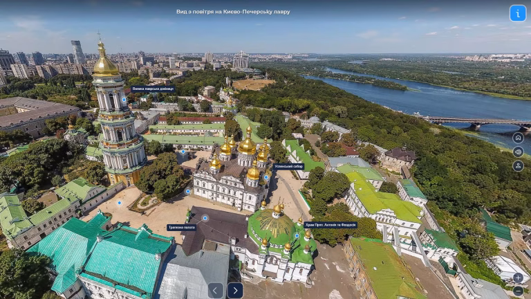 Віртуальний Київ: шість історичних пам’яток у 3D доступні онлайн
