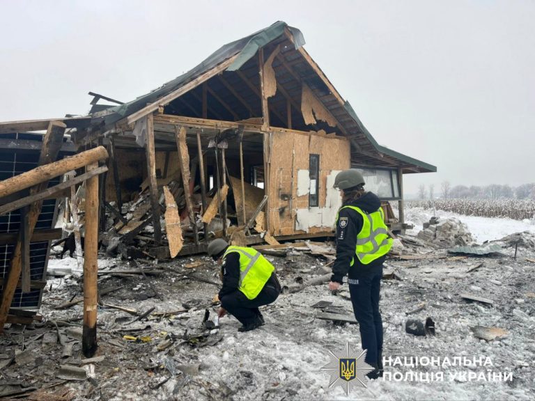 Дрони-ударники атакували Київщину, у кількох громадах зафіксували падіння уламків