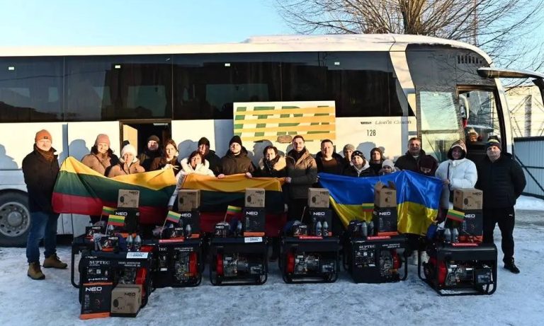 Під час зимових відключень Литва передала Київщині 40 генераторів для дитячих будинків