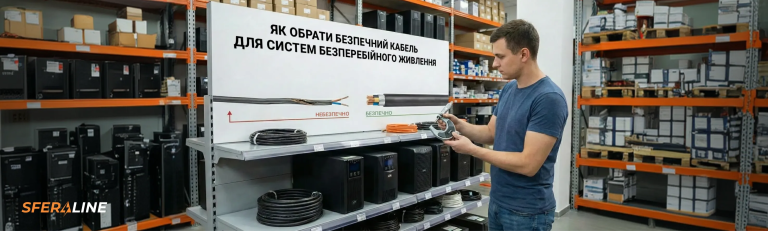 Енергонезалежність у квартирі: як киянам обрати безпечний кабель для систем безперебійного живлення