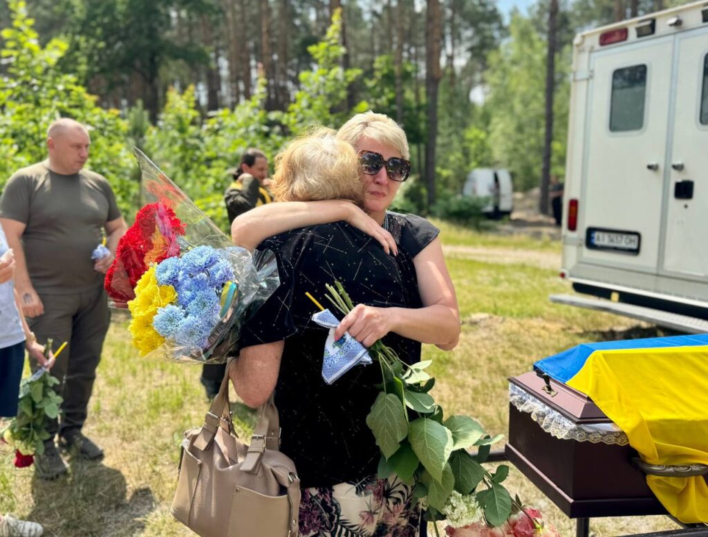 Церемонія прощання у Бучанській громаді