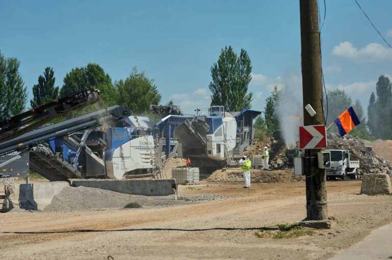 Результати переробки будівельного сміття