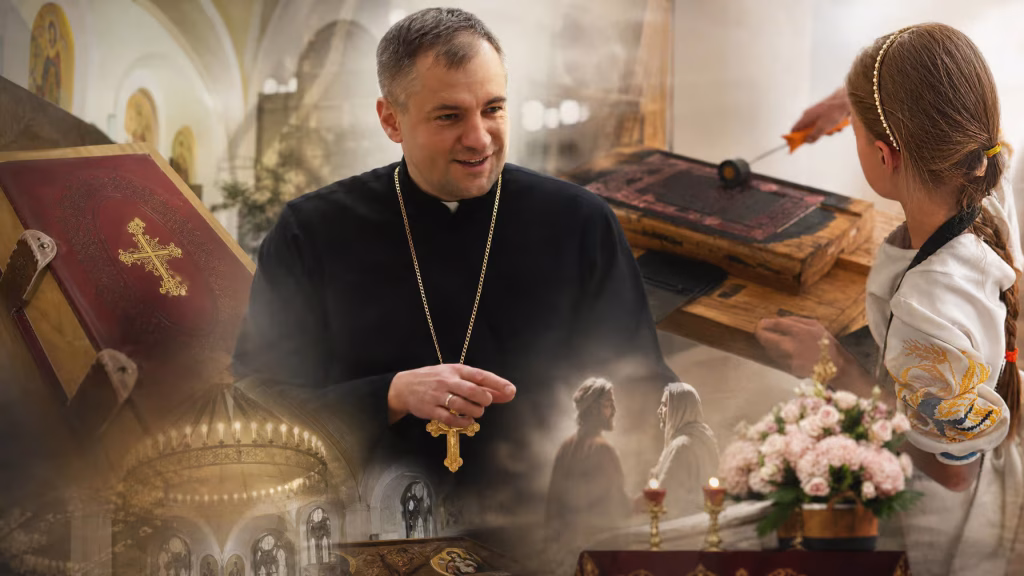 У Патріаршому соборі Києва представили Острозьку Біблію для відвідувачів