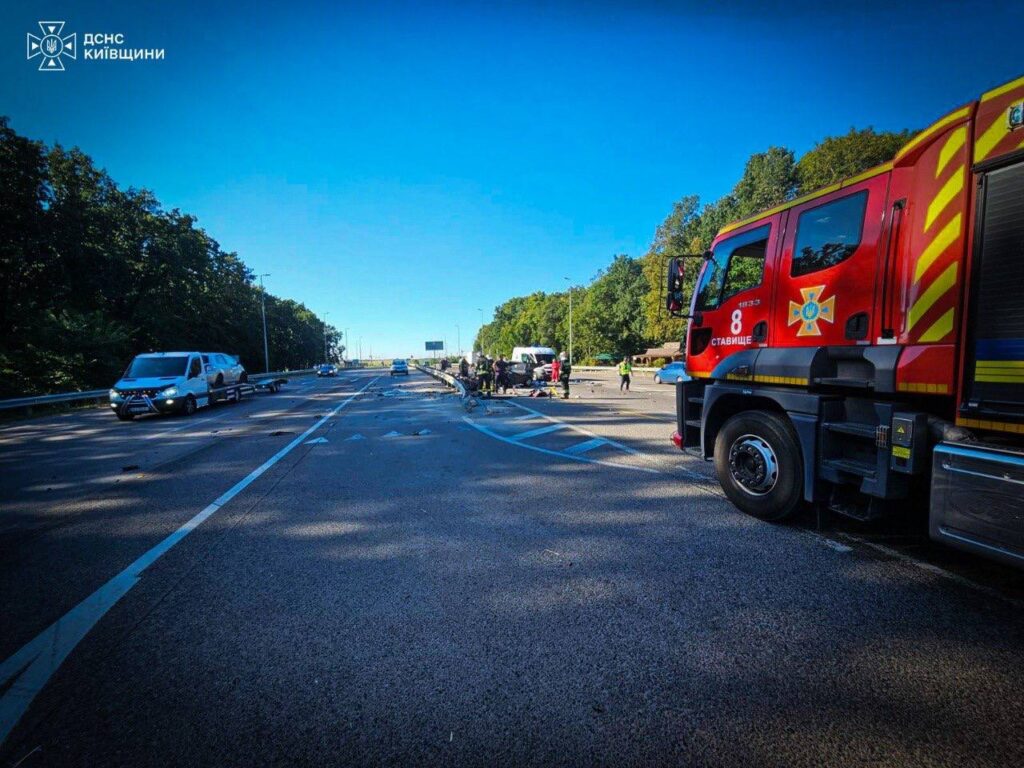 Наслідки аварії на Київщині