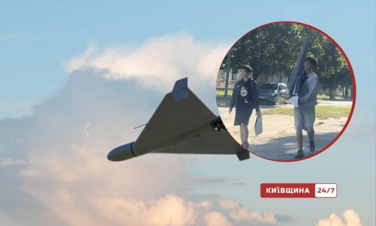 На Оболоні підлітки виявили уламок дрона