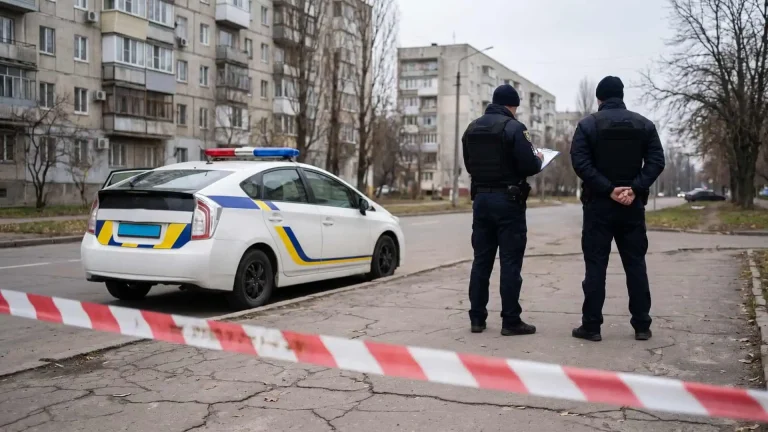 Удар по адміністративній будівлі в Голосіївському районі Києва