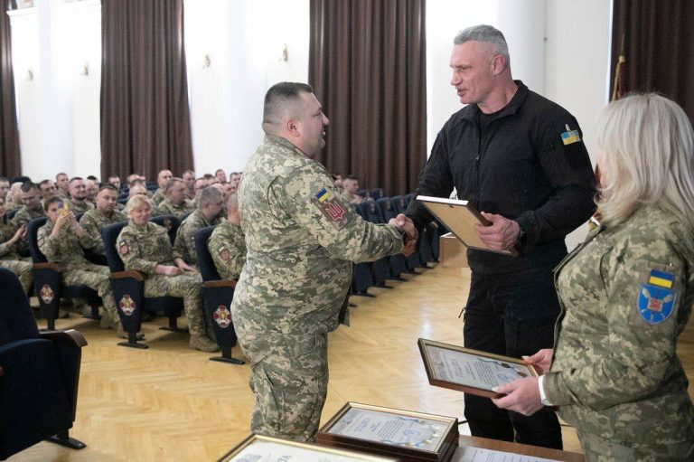 Мер Кличко привітав Київський військовий ліцей імені Івана Богуна з нагоди 34-ї річниці