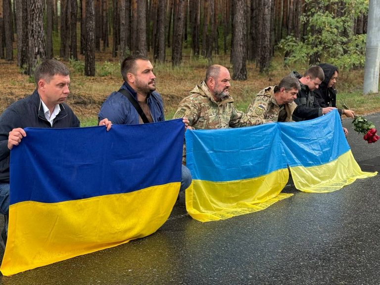 В Ірпені відчайдушно вшанували пам’ять захисника Миколу Дідківського