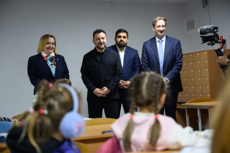 Глава держави провів зустріч з учнями та педагогами ліцею на Київщині