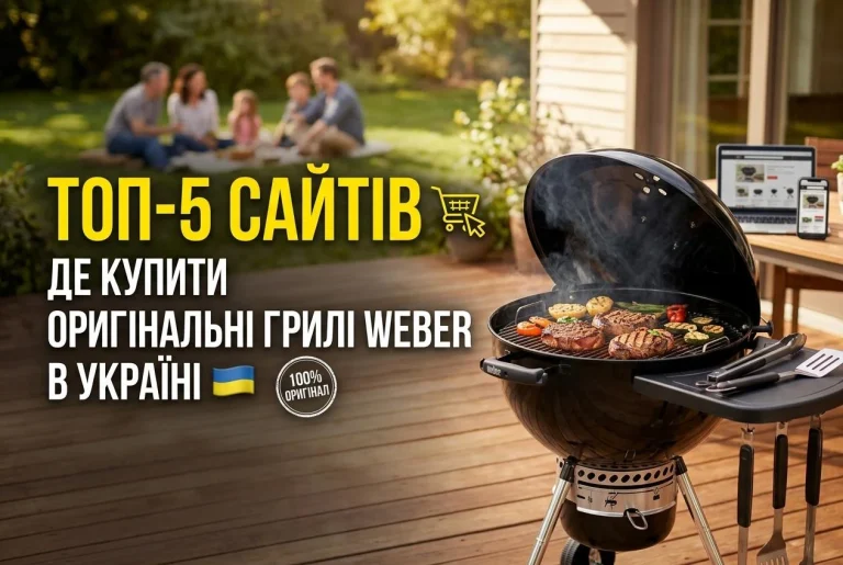ТОП-5 сайтів, де можна купити оригінальні грилі Weber в Україні