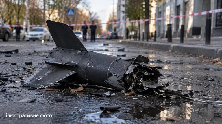 У Голосіївському районі стався інцидент із падінням безпілотника біля АЗС, є загиблий