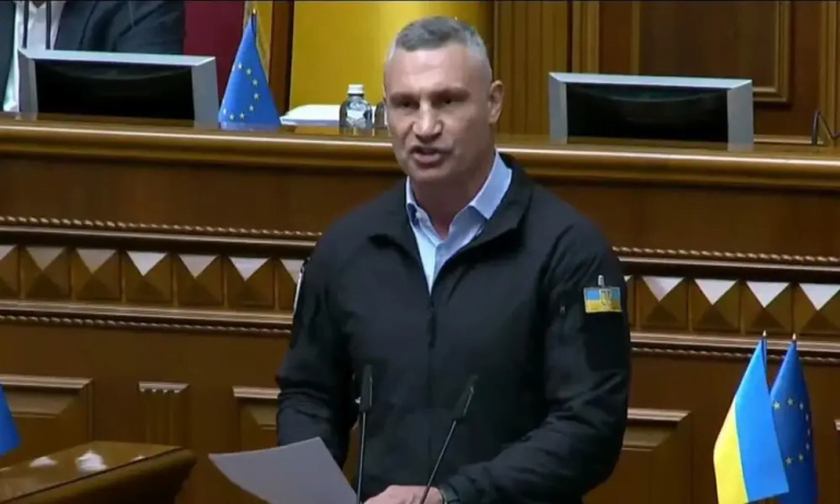 Кличко звернувся до Верховної Ради з різкою критикою центральної влади