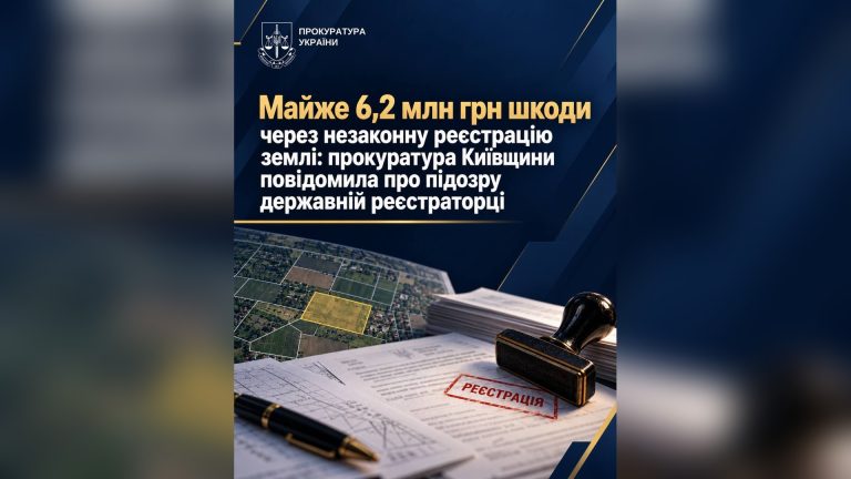Працівницю земельного реєстру Київщини звинувачують у фальсифікації прав власності на землю